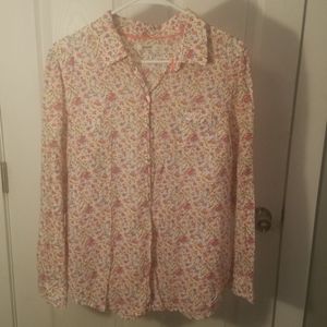 Old Navy Foral Button Up